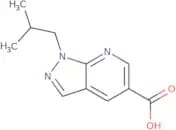 1-(2-Methylpropyl)-1H-pyrazolo[3,4-b]pyridine-5-carboxylic acid