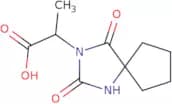 2-{2,4-Dioxo-1,3-diazaspiro[4.4]nonan-3-yl}propanoic acid