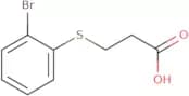 3-[(2-Bromophenyl)sulfanyl]propanoic acid