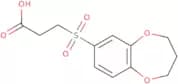3-(3,4-Dihydro-2H-1,5-benzodioxepine-7-sulfonyl)propanoic acid
