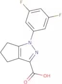 1-(3,5-Difluorophenyl)-1H,4H,5H,6H-cyclopenta[C]pyrazole-3-carboxylic acid