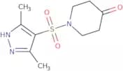 1-[(3,5-Dimethyl-1H-pyrazol-4-yl)sulfonyl]piperidin-4-one