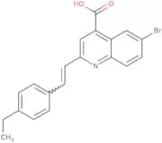 6-Bromo-2-[2-(4-ethylphenyl)ethenyl]quinoline-4-carboxylic acid