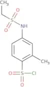 4-Ethanesulfonamido-2-methylbenzene-1-sulfonyl chloride