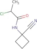 2-Chloro-N-(1-cyanocyclobutyl)propanamide