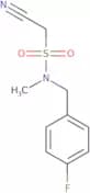 1-Cyano-N-[(4-fluorophenyl)methyl]-N-methylmethanesulfonamide