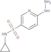 N-Cyclopropyl-6-hydrazinylpyridine-3-sulfonamide