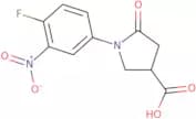1-(4-Fluoro-3-nitrophenyl)-5-oxopyrrolidine-3-carboxylic acid
