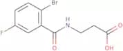 3-[(2-Bromo-5-fluorophenyl)formamido]propanoic acid