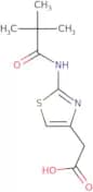 {2-[(2,2-Dimethylpropanoyl)amino]-1,3-thiazol-4-yl}acetic acid