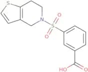 3-{4H,5H,6H,7H-Thieno[3,2-c]pyridine-5-sulfonyl}benzoic acid