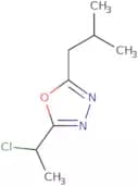 2-(1-Chloroethyl)-5-(2-methylpropyl)-1,3,4-oxadiazole
