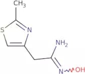 (Z)-N'-Hydroxy-2-(2-methyl-1,3-thiazol-4-yl)ethenimidamide