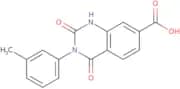 3-(3-Methylphenyl)-2,4-dioxo-1,2,3,4-tetrahydroquinazoline-7-carboxylic acid