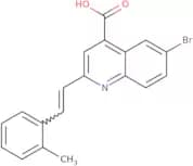 6-Bromo-2-[2-(2-methylphenyl)ethenyl]quinoline-4-carboxylic acid