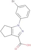 1-(3-Bromophenyl)-1H,4H,5H,6H-cyclopenta[C]pyrazole-3-carboxylic acid