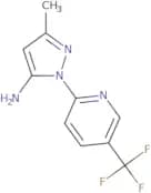 3-Methyl-1-[5-(trifluoromethyl)pyridin-2-yl]-1H-pyrazol-5-amine