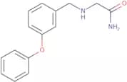 2-{[(3-Phenoxyphenyl)methyl]amino}acetamide