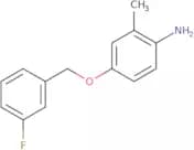 4-[(3-Fluorophenyl)methoxy]-2-methylaniline