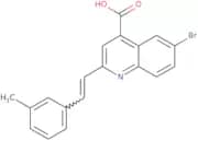 6-Bromo-2-[2-(3-methylphenyl)ethenyl]quinoline-4-carboxylic acid