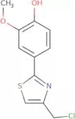 4-[4-(Chloromethyl)-1,3-thiazol-2-yl]-2-methoxyphenol