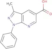 3-Methyl-1-phenyl-1H-pyrazolo[3,4-b]pyridine-5-carboxylic acid