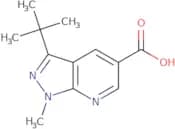 3-tert-Butyl-1-methyl-1H-pyrazolo[3,4-b]pyridine-5-carboxylic acid