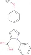 3-(4-Methoxyphenyl)-1-phenyl-1H-pyrazole-5-carboxylic acid