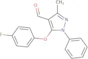 5-(4-Fluorophenoxy)-3-methyl-1-phenyl-1H-pyrazole-4-carbaldehyde