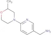 [6-(2-Methylmorpholin-4-yl)pyridin-3-yl]methanamine