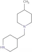 4-Methyl-1-[(piperidin-4-yl)methyl]piperidine