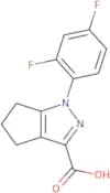 1-(2,4-Difluorophenyl)-1H,4H,5H,6H-cyclopenta[C]pyrazole-3-carboxylic acid