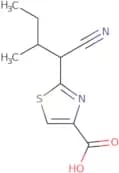 2-(1-Cyano-2-methylbutyl)-1,3-thiazole-4-carboxylic acid