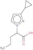 2-(3-Cyclopropyl-1H-pyrazol-1-yl)pentanoic acid