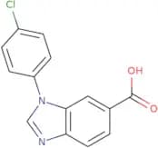1-(4-Chlorophenyl)-1H-1,3-benzodiazole-6-carboxylic acid