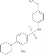 3-Amino-N-(4-methoxyphenyl)-4-(piperidin-1-yl)benzene-1-sulfonamide