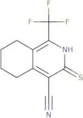 3-Thioxo-1-trifluoromethyl-2,3,5,6,7,8-hexahydro-isoquinoline-4-carbonitrile