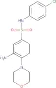 3-Amino-N-(4-chloro-phenyl)-4-morpholin-4-yl-benzenesulfonamide