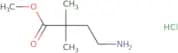 Methyl 4-amino-2,2-dimethylbutanoate hydrochloride