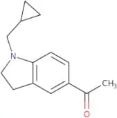 1-(1-Cyclopropylmethyl-2,3-dihydro-1H-indol-5-yl)-ethanone