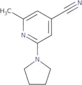 2-Methyl-6-(pyrrolidin-1-yl)pyridine-4-carbonitrile