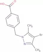 4-[(4-Bromo-3,5-dimethyl-1H-pyrazol-1-yl)methyl]benzoic acid