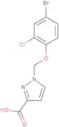 1-(4-Bromo-2-chlorophenoxymethyl)-1H-pyrazole-3-carboxylic acid