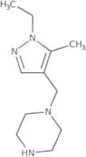 1-[(1-Ethyl-5-methyl-1H-pyrazol-4-yl)methyl]piperazine