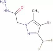 2-[4-Bromo-3-(difluoromethyl)-5-methyl-1H-pyrazol-1-yl]acetohydrazide
