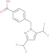 4-{[3,5-Bis(difluoromethyl)-1H-pyrazol-1-yl]methyl}benzoic acid