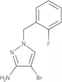 4-Bromo-1-[(2-fluorophenyl)methyl]-1H-pyrazol-3-amine