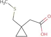 2-{1-[(Methylsulfanyl)methyl]cyclopropyl}acetic acid
