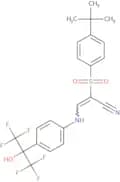 2-((4-(tert-butyl)phenyl)sulfonyl)-3-((4-(2,2,2-trifluoro-1-hydroxy-1-(trifluoromethyl)ethyl)pheny…