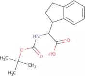 2-([(tert-Butoxy)carbonyl]amino)-2-(2,3-dihydro-1H-inden-1-yl)acetic acid